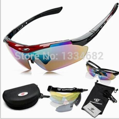 2016 Hot Cycling glasses Outdoor Cycling Eyewear Bicycle Bike glasses UV400 Sports SunGlasses 5 Lenses