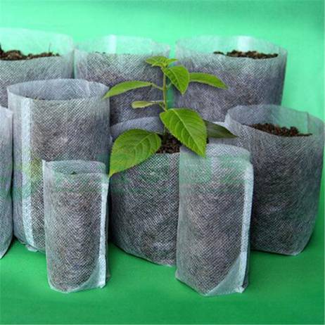 Nursery Pots Seedling-Raising Bags 8*10cm fabrics Garden Supplies Environmental Protection Full 8*10 Size 100pcs-pack