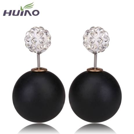 Roxi Fine Jewelry Cc Quality/double Faced Stud Earring/elegant Temperament/crystal Earrings/free Shipping/16 Colors Can Choose