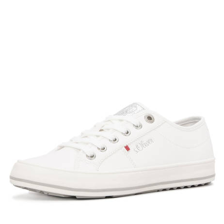 S.Oliver Lage Sneaker 23640 Wit Maat 40