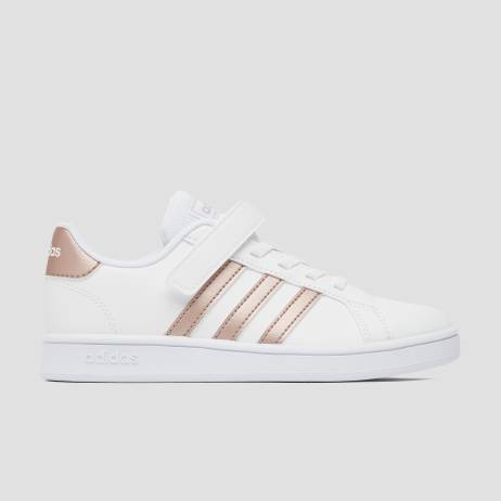 Adidas Grand Court Sneakers Wit Brons Kinderen Kinderen