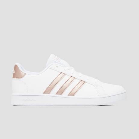 Adidas Grand Court Sneakers Wit Brons Kinderen Kinderen