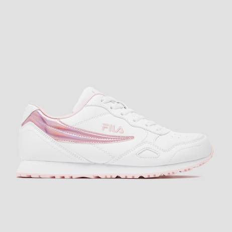 Fila Euro Jogger 4 Sneakers Wit Roze Kinderen