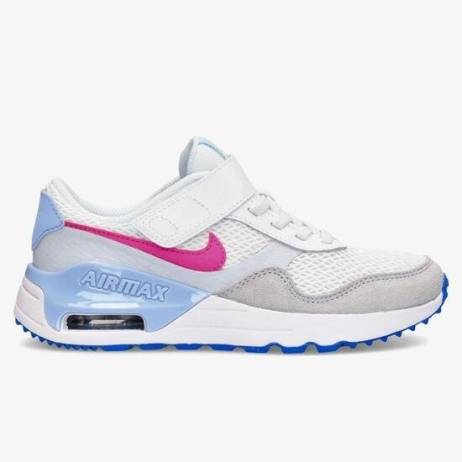 Nike Air Max Systm Sneakers Wit Roze Kinderen