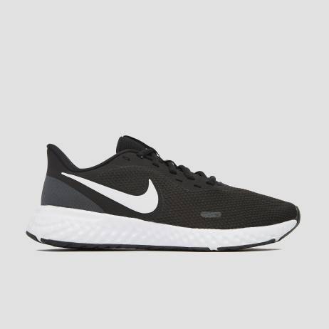 Nike revolution 5 hardloopschoenen zwart/wit dames