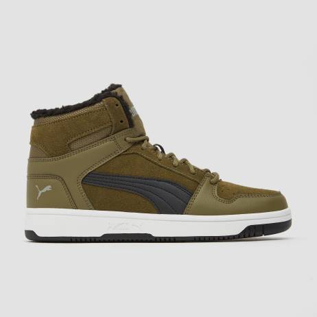 puma-rebound-layup-fur-sneakers-groen-zwart-kinderen(3749)