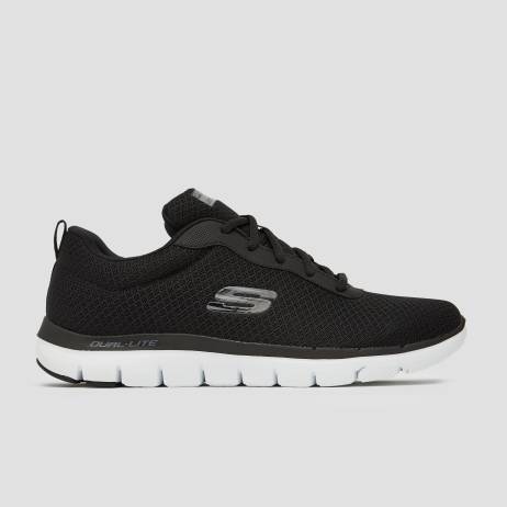 skechers-flex-advantage-2-0-hardloopschoenen-zwart-wit-heren(4499)