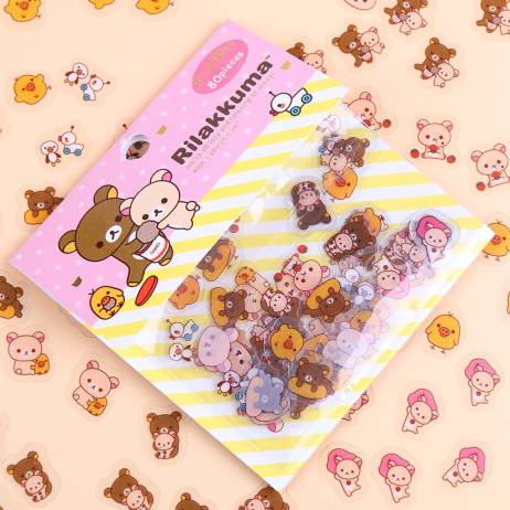 80PCS/lot Kawaii Rilakkuma His Circus Fri...