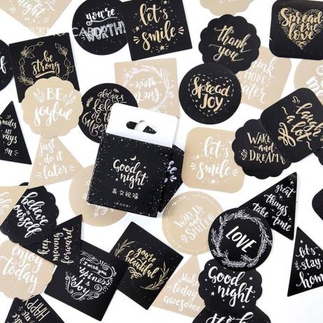 45 pcs/pack Cute Greeting Decorative Stickers Adhesive Stickers DIY Decoration Craft Scrapbooking Stickers Gift Stationery
