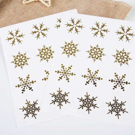 120pcs/pack 3.5cm Christmas Day Snowflake...