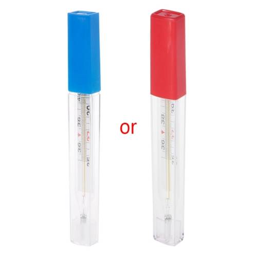Mercury Glass Thermometer Large Screen Clinical Medical Temperature Household Health Monitors Health Care Thermometers