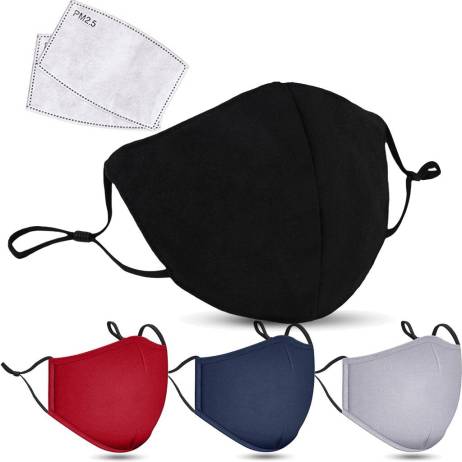 Cotton Face Mask PM2.5 Activated Carbon M...