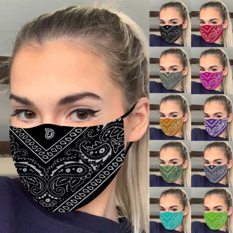 1PC Printing Mask Outdoor Anti Dust Foggy...