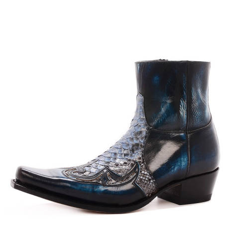 Sendra 9918 Blauwe Heren Laarzen Maat 41