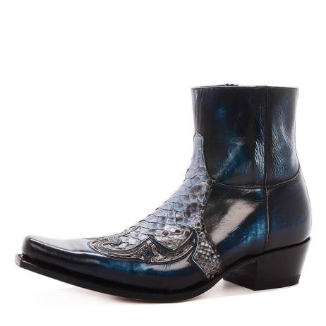 Sendra 9918 Blauwe Heren Laarzen Maat 42