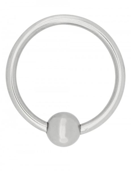 Rvs Eikelring Met Balletje 28 Mm 
