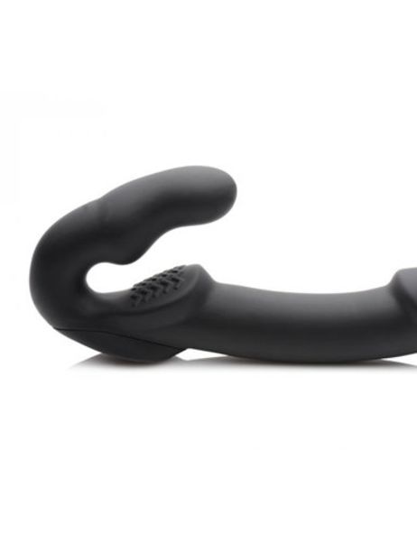 Evoke Vibrerende Strapless Strap On Zwart