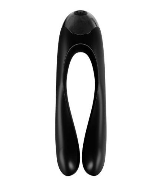 Satisfyer Candy Cane Vingervibrator Zwart