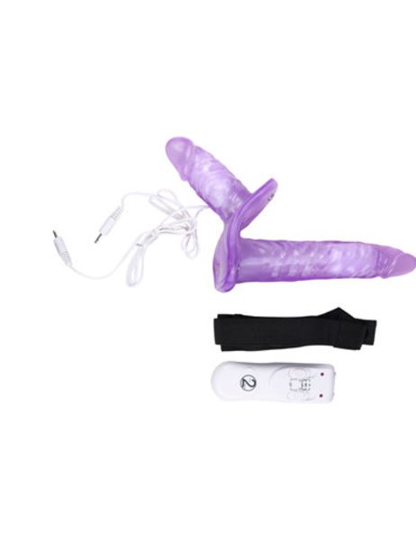 Vibrerende Strap On Duo