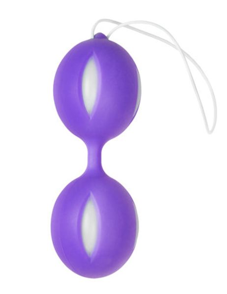 Wiggle Duo Vaginaballetjes Paars Wit