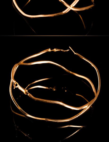 Cosmoda Collection Sexy Xxl Hoop Oorbellen Goud Ai0000or5 1385 1