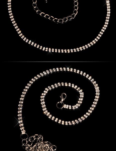 Cosmoda Collection Trendy ketting riem zilver