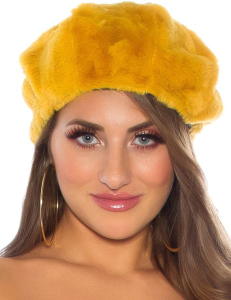 cosmoda-collection-trendy-pluizige-hat-beanie-mosterdgeel(2195)
