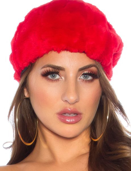 cosmoda-collection-trendy-pluizige-hat-beanie-rood(2195)