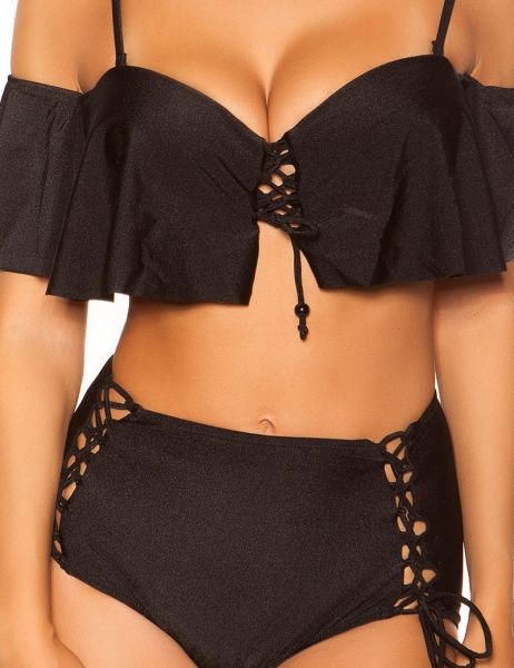 cosmoda-collection-sexy-bikini-met-volant-en-hoge-taille-broek-zwart(3995)