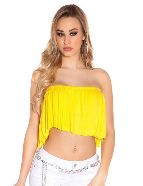 -sexy-bandeau-croptop-met-volant-geel(2095)
