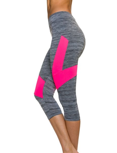 adiyaro-3-4-leggings-grijs-neon-rosa(1695)