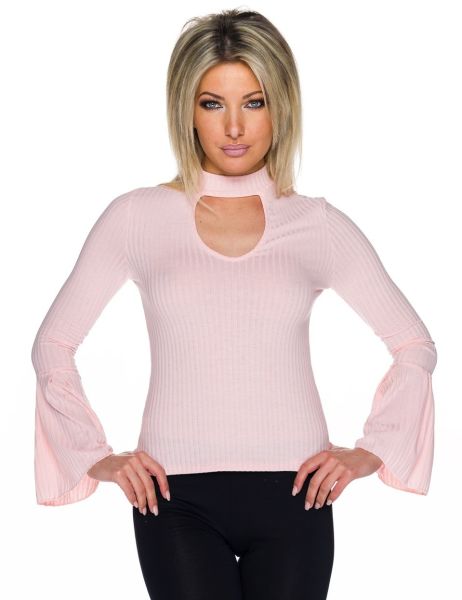 apple-time-shirt-met-lange-mouwen-roze(2095)