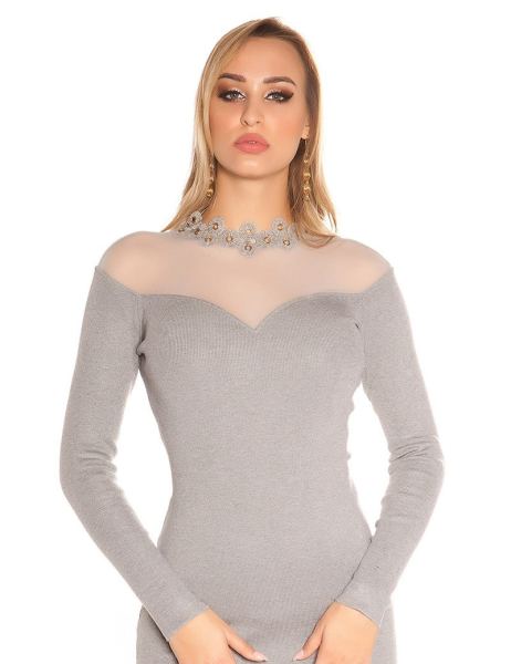 cosmoda-collection-sexy-fijn-gebreide-jurk-met-gaasstof-grijs-ai0000isf9008-5(1595)