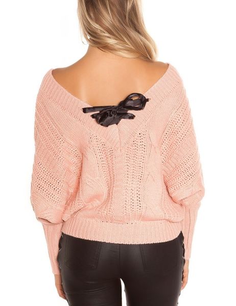 cosmoda-collection-sexy-xl-v-hals-gebreide-sweater-trui-met-veter-rose-ai0000in-7062-7(3095)