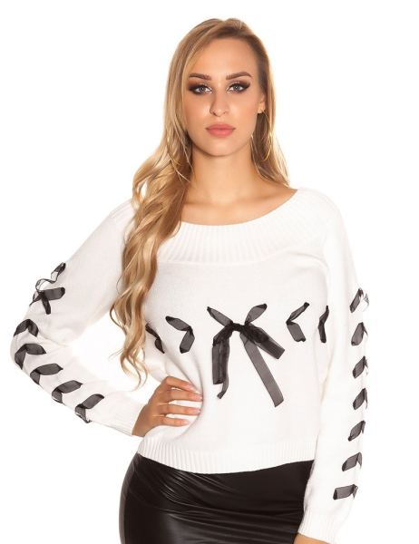 cosmoda-collection-trendy-gebreide-sweater-trui-met-veter-wit-ai0000in-7054-7(2895)