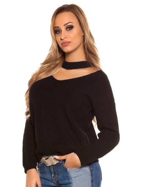 cosmoda-collection-trendy-v-hals-gebreide-trui-zwart-ai0000in-7048-2(2695)