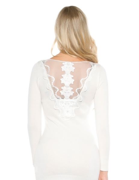 koucla-sexy-gebreide-jurk-met-strass-steentjes-en-kant-wit-ai0000in-201644-6(3195)