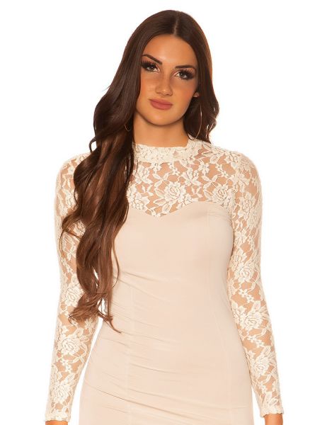 koucla-sexy-mini-jurkje-met-kant-beige(3995)