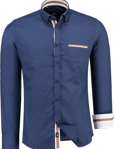 jeel-overhemd-marineblauw-j6515005-1(3195)
