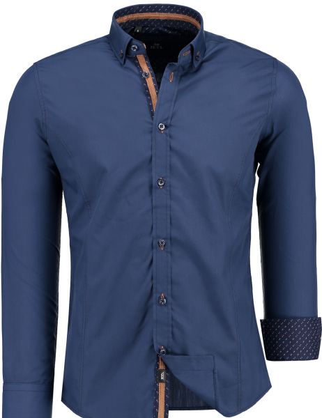 jeel-overhemd-marineblauw-j6515007-1(3595)