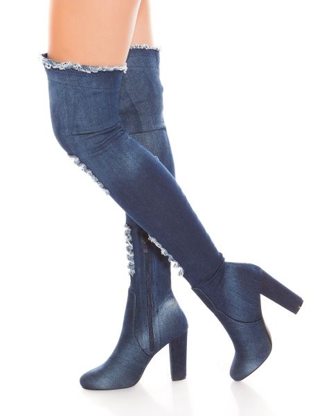 cosmoda-collection-sexy-denim-spijkerstof-overknee-laarzen-gebruikte-used-look-blokhak-jeansblauw-ai00009178-2(3595)