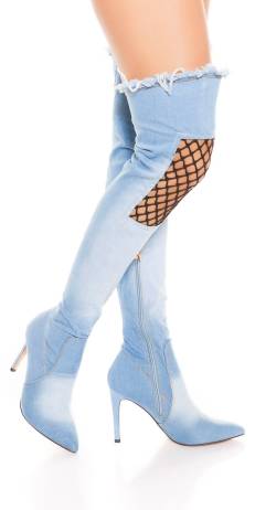 cosmoda-collection-sexy-hoge-hak-denim-spijkerstof-overknee-laarzen-met-net-decoratie-lichtblauw-maat-41-40-39-38-37-36(5895)