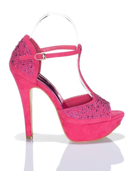 Max Shoes High Heels Fuchsia Q20109 3