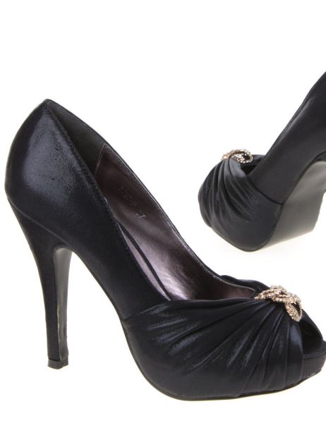 Rs Peep Toe Zwart Kr8797 P 1