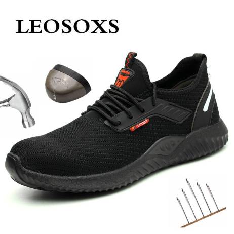 Leoxose Safety Work Shoes for Men Steel T...