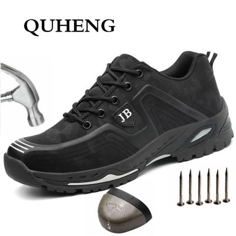 QUHENG Indestructible Shoes Men Safety Wo...