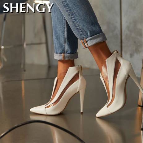 Transparent Pumps Women Summer High Heels...