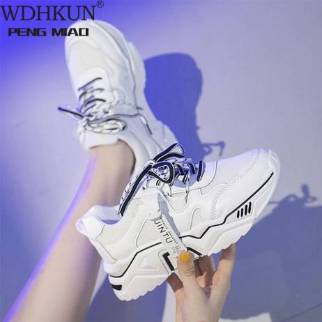 Women's Chunky Sneakers Women Platform Sh...