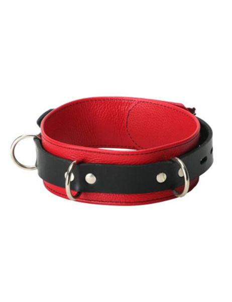 lederen-rood-zwarte-halsband(6295)