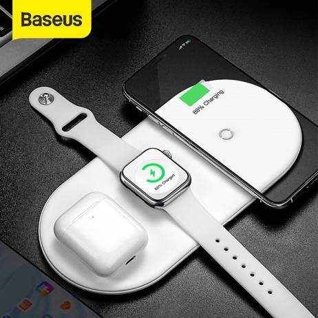 Baseus 3 in 1 Wireless Charger For iPhone...